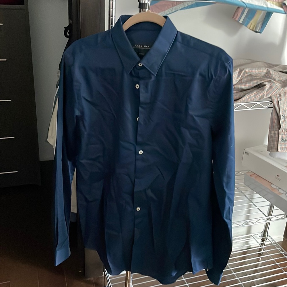Zara button down lightly used